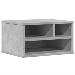 vidaXL Spausdintuvo stovas, betono, 40x32x22,5cm, apdirbta mediena