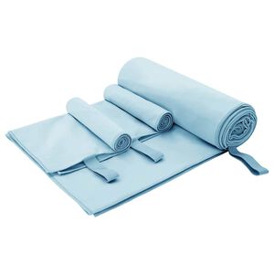 vidaXL Sporto rank&scaron;luosčių rinkinys 3 vnt. Mėlyna 210 x 100 cm