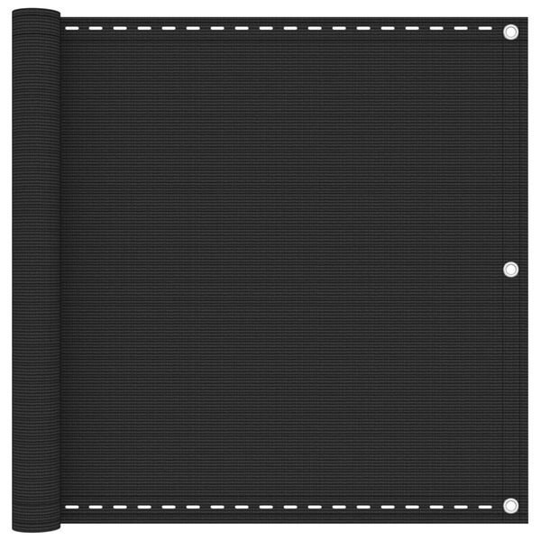 vidaXL Balkono pertvara, antracito spalvos, 90x300cm, HDPE