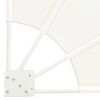 vidaXL Balkono privatumo ekranas Kreminė 160 x 160 cm audinys