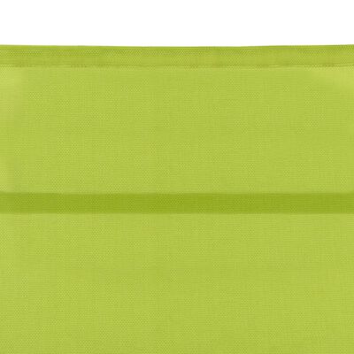 vidaXL Saulės gultas, žalios spalvos, aliuminis ir tekstilenas