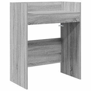 vidaXL DJ stalas Pilka Sonoma 102 x 45 x 102 cm Apdirbta mediena