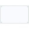 vidaXL Virtuvės sienelė, skaidri, 80x50 cm, grūdintas stiklas