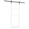 vidaXL Slankios durys ORKDAL Balta 93 x 232 cm