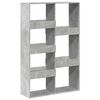 vidaXL Kambario pertvara, betono pilka, 100x33x155,5cm, mediena