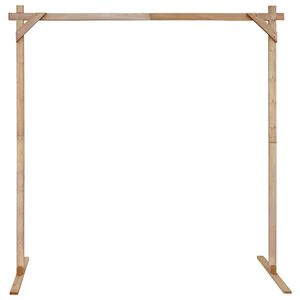 vidaXL Vestuvinis Arklys &Scaron;viesiai rudas 225 x 95 x 226 cm