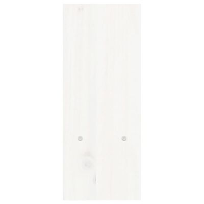 vidaXL Monitoriaus stovas, baltas, (39–72)x17x43cm, pušies masyvas