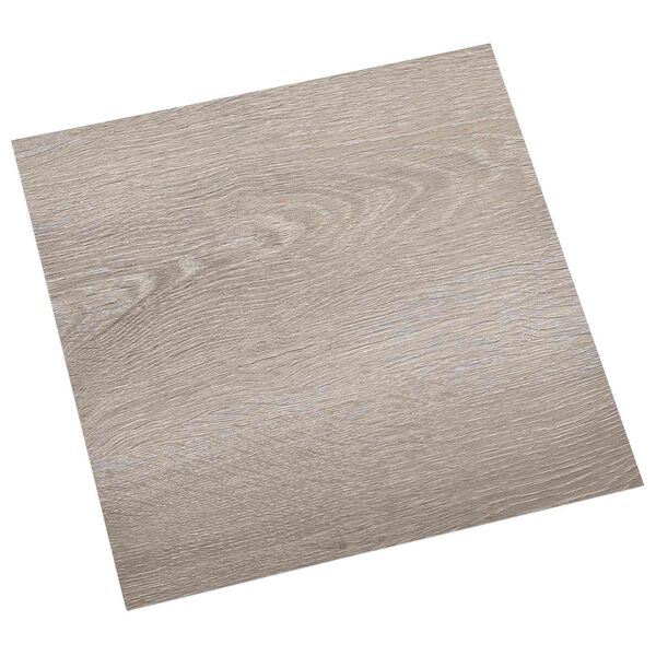 vidaXL Grindų lentos 55 pcs Taupe 5,11 m&sup2; PVC