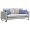 vidaXL Sofa Pagalvės 2 pcs Džinsinės mėlynos 60 x 40 cm audinys