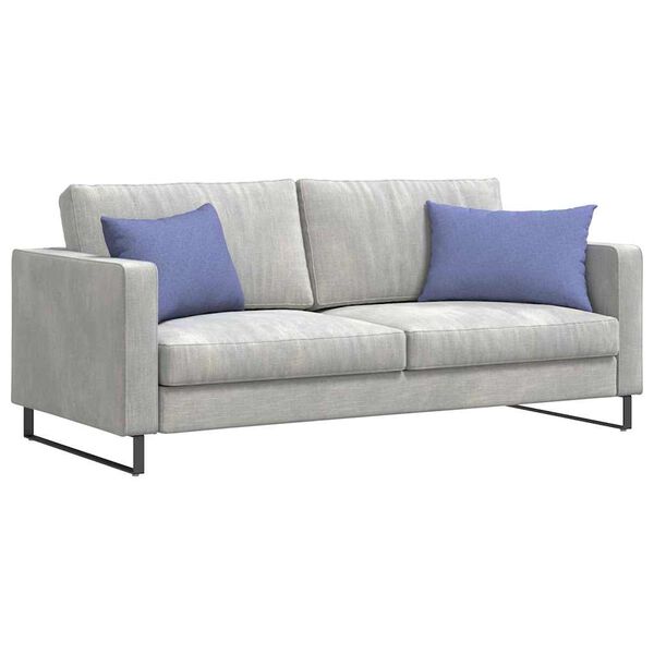 vidaXL Sofa Pagalvės 2 pcs Džinsinės mėlynos 60 x 40 cm audinys