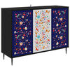 vidaXL Kabalas MAINZ Juodojo ąžuolo 102 x 33 x 76 cm Apdirbta mediena