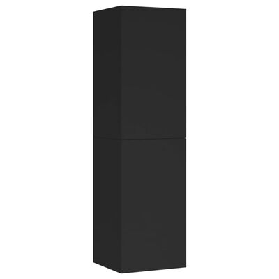 vidaXL Televizoriaus spintelė, juodos spalvos, 30,5x30x110cm, MDP