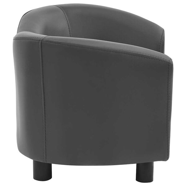 vidaXL Lova &scaron;unims, pilkos spalvos, 67x41x39cm, dirbtinė oda