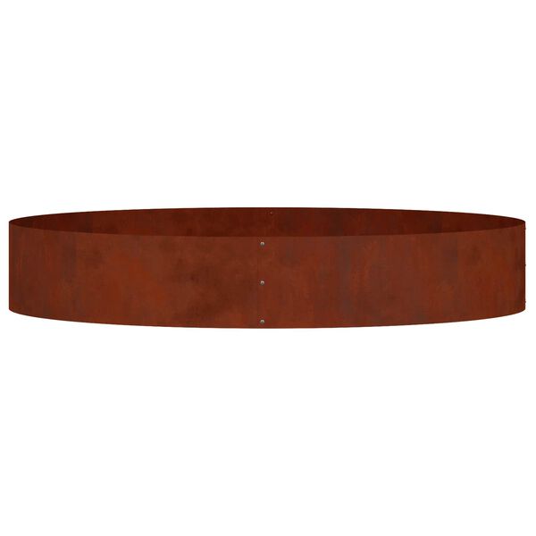 vidaXL Vazonų žiedas Ruda 120 x 120 x 20 cm