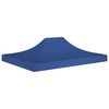 vidaXL Proginės palapinės stogas, mėlynos spalvos, 4,5x3m, 270 g/m&sup2;