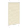 vidaXL Plisuotas Blind Cream 75x150 cm Audinio plotis 74,4 cm