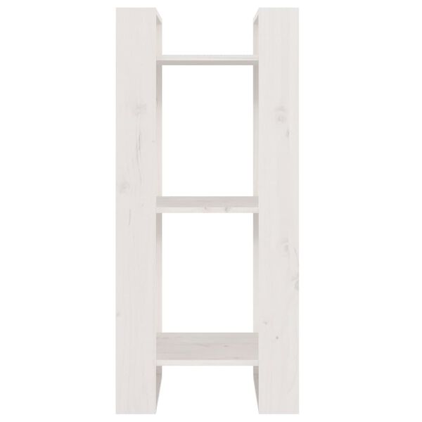 vidaXL Spintelė knygoms/kambario pertvara, balta, 41x35x91cm, pušis