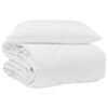 vidaXL Vasaros antklodė su pagalve 2 pcs Balta Mikropluo&scaron;tas