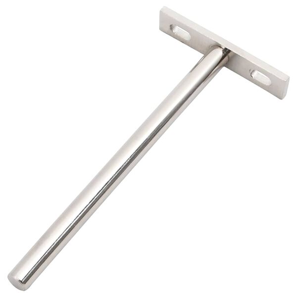 vidaXL Plūduriuojančių lentynų laikikliai, 12 vnt., &Oslash;10x150 mm, plieno