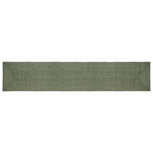 vidaXL Zoninės kiliminės dangos Alyvuogių žalia 80 x 400 cm Džiutas
