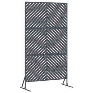 vidaXL Privatumo žaliuzės 100 x 50 x 180 cm Plienas Antracito