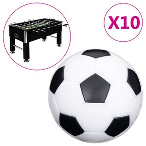 vidaXL Stalo futbolo kamuoliukai, 10vnt., 32mm, ABS