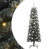 vidaXL Dirbtinė Kalėdų eglutė Žalia 120 cm PVC, plastikas ir plienas
