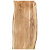 vidaXL Stalvir&scaron;is, 118x(50-60)x2,5cm, akacijos medienos masyvas
