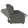 vidaXL Keturvietis atlošiamas masažinis krėslas, šviesiai pilkas