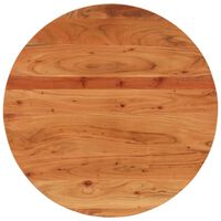 vidaXL Stalviršis, Ø70x2,5 cm, akacijos medienos masyvas, apskritas