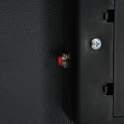 vidaXL Skaitmeninis seifas, tamsiai pilkos spalvos, 40x35x60cm