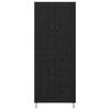 vidaXL Auk&scaron;tas spintelė su stalčių Juodas ąžuolas 69,5 x 34 x 180 cm