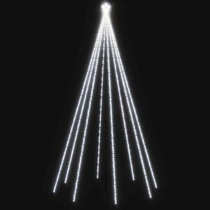 vidaXL Kalėdų eglutės girlianda-krioklys, 400 LED lempučių, 2,5m