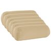 vidaXL Pagalvėlės užvalkalas 6 pcs HEERLEN Smėlio &Oslash; 15 x 40 cm