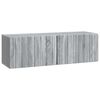 vidaXL Sieninė TV spintelė Pilka sonoma ąžuolo 98 x 31 x 30 cm
