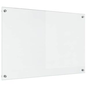 vidaXL Virtuvės užpakalinė plok&scaron;tė Skaidrus 90 x 60 cm