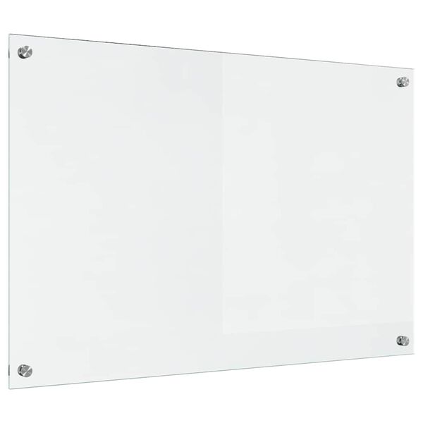 vidaXL Virtuvės užpakalinė plokštė Skaidrus 90 x 60 cm