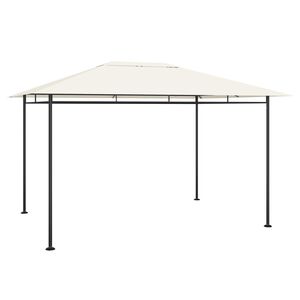 vidaXL Pavėsinė, kreminės spalvos, 384x281x270 cm, 180g/m&sup2;