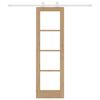 vidaXL Slankios durys ORKDAL Natūrali 61 x 198,5 cm