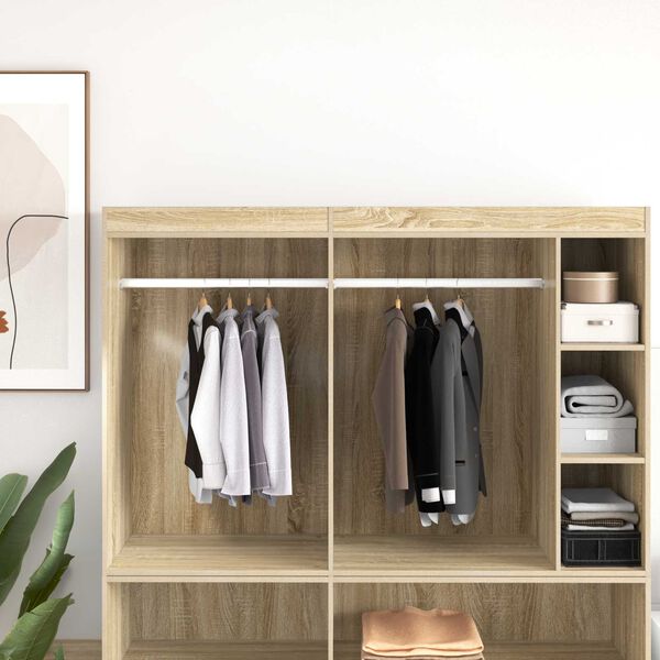 vidaXL Spintos strypas 2 pcs Sidabro 764 x 15 x 29 mm