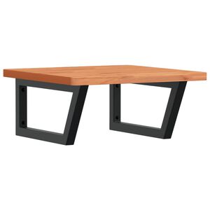 vidaXL Lentyna praustuvui, plienas ir bukmedžio medienos masyvas