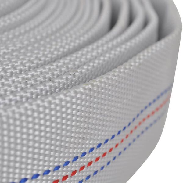 vidaXL Gaisrinė plokščia žarna, 30m, su D-Storz jungtimis, 1 colis