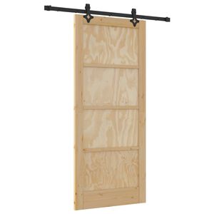 vidaXL Slankios durys ORKDAL Natūrali 86 x 198,5 cm