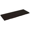 vidaXL Vonios stalvir&scaron;is, tamsiai rudas, 160x60x(2-6)cm, mediena