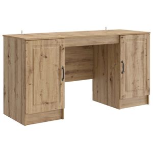 vidaXL Stalas Artisano ąžuolo 142,5 x 50 x 75 cm Apdirbta mediena