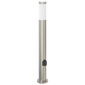 vidaXL &Scaron;viestuvas su stulpeliu, 80 cm, nerūdijantis plienas, IP44