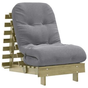 vidaXL Futono sofa-lova su čiužiniu, 60x206x11cm, impregnuota pu&scaron;is