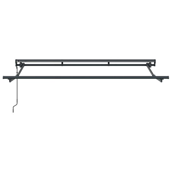 vidaXL Elektrinė i&scaron;traukiama pavėsinė Geltona, oranžinė ir balta