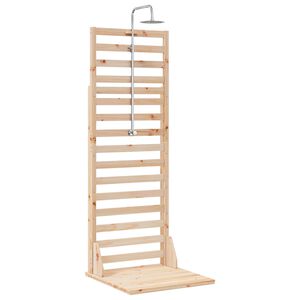 vidaXL Lauko du&scaron;as 225 cm Natūrali