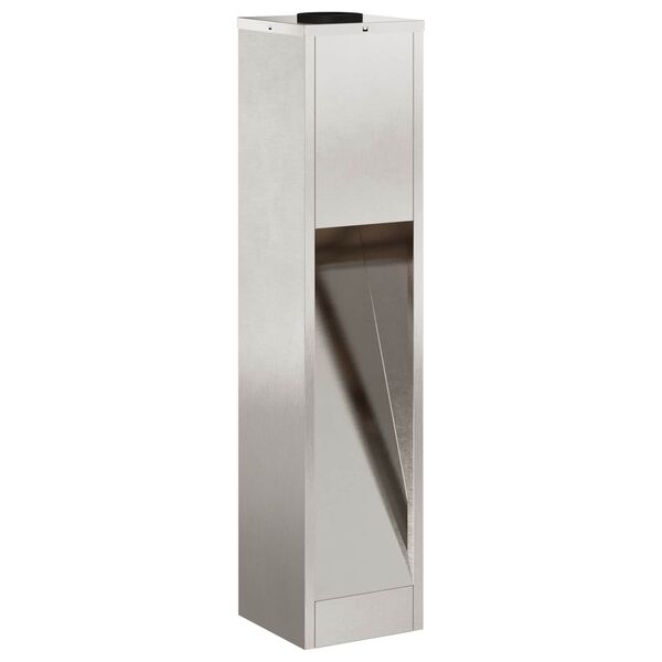 vidaXL Saulės LED takų &scaron;viestuvas 2 pcs Sidabro Nerūdijantis Plienas